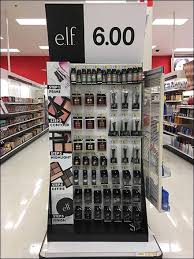elf cosmetics endcap display fixtures