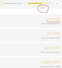 power consumption calculator how to