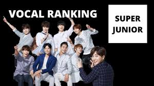 super junior vocal ranking you