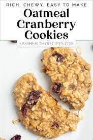 oatmeal cranberry cookies gluten free