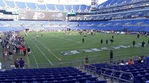 M T Bank Stadium Section 144 Home Of Baltimore Ravens