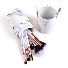 makeup brushes professional marble