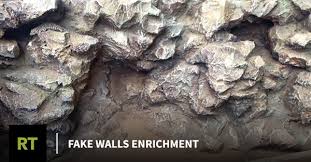 Fake Rock Walls Enrichment