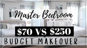 small master bedroom makeover on a