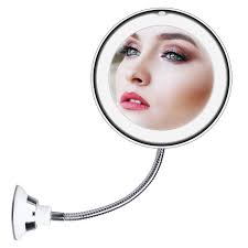 10x magnifying mirror with lights