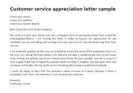 Appreciation Letter Customer Service Appreciation Letter Customer