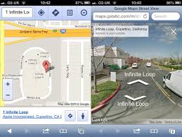 view lands on google maps web app on ios