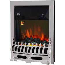 Homcom Electric Fireplace 1 2kw Led