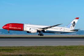 norwegian sends boeing 787 to