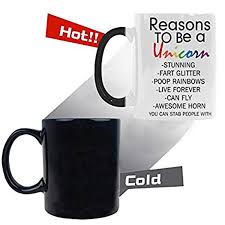 Some humorous quotes and jokes can easily make you laugh. Funny Novelty Funny Quotes Reasons To Be A Unicorn Color Changing Mug Coffee Mug Cup Great Gift Item For Anyone Christmas Birt Mugs Aliexpress
