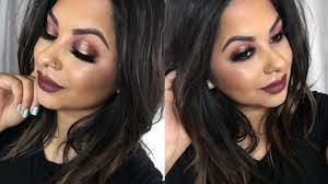glam mauve makeup tutorial new laura