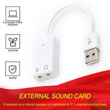 Usb Wired External Drive Free Sound Card Analog 7.1 Channel Desktop  Portable External Sound Card Converter Earphone Microphone - AliExpress