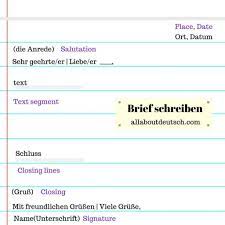 best guide to letter writing in german