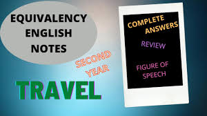 equivalency second year poem travel