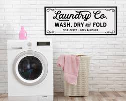 Laundry Room Wall Decor Laundry Co Sign