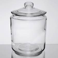 Glass Jar With Glass Lid 1 Gallon