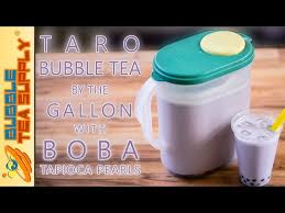 how to make taro bubble tea with boba