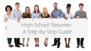 High School Resume A Step By Step Guide College Greenlight