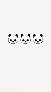 panda heads cute iphone wallpaper