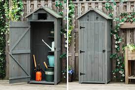 Outsunny Wooden Garden Storage Shed