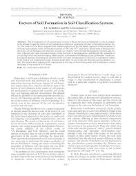 Chemical weathering turns hard minerals into soft ones. Factors Of Soil Formation Pdf What Are The Active Factors Of Soil Formation