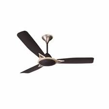 3 blades brown crompton ceiling fan at