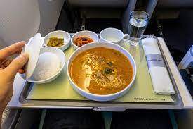 I've had this i was surprised at how often there seems to be less total food offered in the more expensive business class meals than in the same airline's economy meal. Korean Air 777 300 Business Class Review Photos Kn Aviation