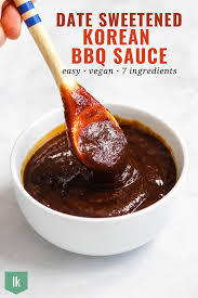 korean bbq sauce vegan refined sugar