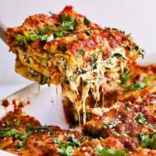 authentic spinach lasagna with ricotta