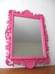 Wall Mirror Pink Mirror Pink Decor
