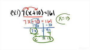 Solve An Equation With Paheses
