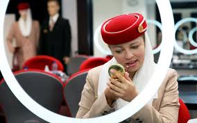flight attendant with emirates