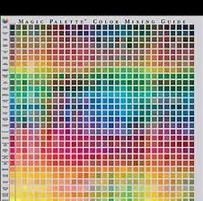 Image Result For Acrylic Paint Color Mixing Chart Printable