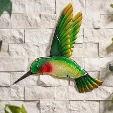 Creekwood Hummingbird Glass Wall Art