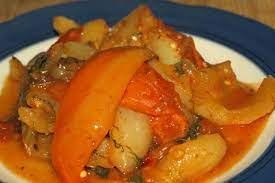 Жареный болгарский перец с помидорами рецепт – Европейская кухня: Закуски.  «Еда»