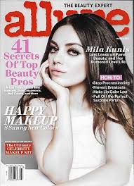 allure magazine mila kunis top beauty