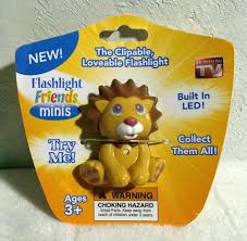 As Seen On Tv Flashlight Friends Mini Lion Led Clip On