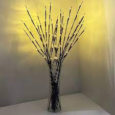 Led Twigs Lighted Willow Branches Vase