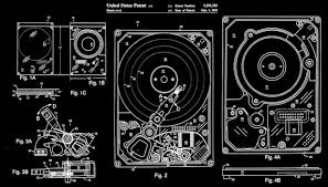 Hard Disk Drive Patent Print Computer