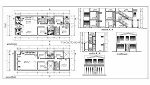 two y house 2611201 free cad