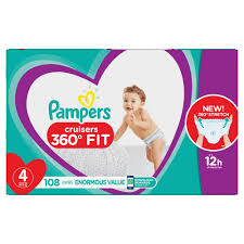 Pampers Cruisers 360 Disposable Diapers Enormous Pack Size