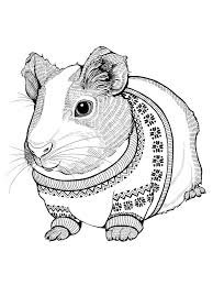 Free hamster coloring pages to print for kids. Zentagle Hamster Coloring Pages For Adults
