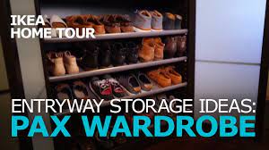 The ikea pax is an ikea hackers dream product. Smart Entryway Storage Ideas Ikea Home Tour Youtube