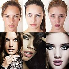 secret models before and after makeup