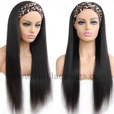 Black women can slay any hairstyle you give to them. Headband Wigs Light Yaki Chinese Virgin Hair Wigs For Black Women