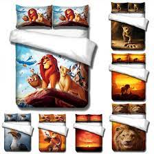lion king simba bedding set cartoon boy