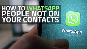 Then tap on contacts >> tap on the (+) icon at the upper right corner of the screen. How To Send Whatsapp Messages To People Not In Your Contacts Youtube