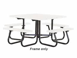 Frame Only Square Portable Picnic Table