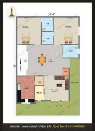 40 Feet Wide Modern House Plan At Rs 7