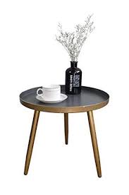 Perfect for those small spaces, the civic center nesting tables slide together for a space saving design. Aojezor Circle Coffee Side End Table For Livingroom Metal Https Www Amazon Com Dp B07gyvwtf5 Ref Cm Sw R Pi Metal End Tables Living Room Table End Tables